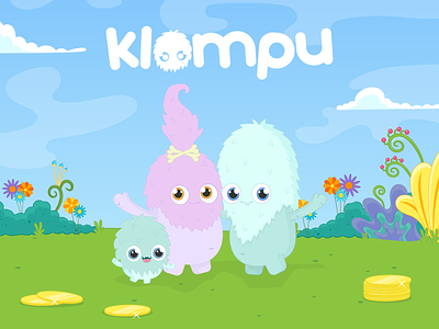 Klompu - Coming Soon coming creature cute fun klompu monster soon website