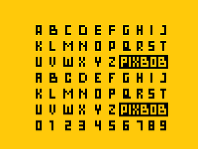 PIXBOB LITE - Free Pixel Font (Preview)