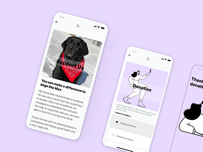 Animal Shelter App / Mobile Design Case Study