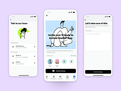 Animal Shelter App Case Study design systems figma mobile app design ui user experience user interface design ux ux experience
