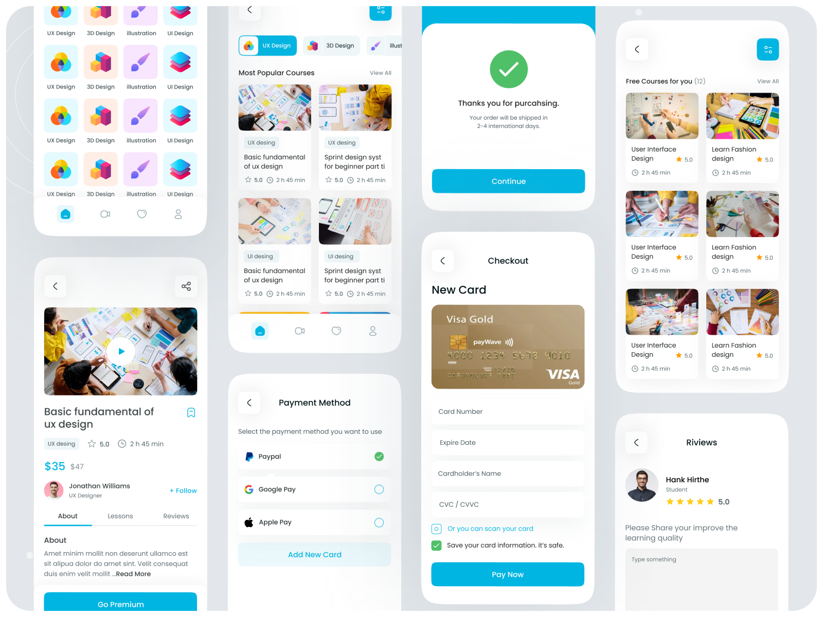 E Learning App By Archpaultech On Dribbble