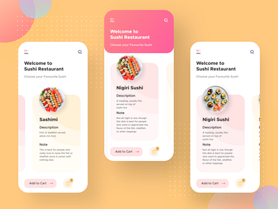 Restaurant App UI app design graphic design ui uiux design