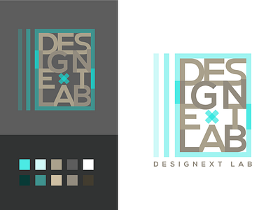DesigNext Lab Logo Exploration 02 adobe illustrator branding exploration graphic design logo type typography