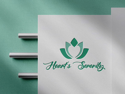 Heart's Serenity - Logo Design branding design graphic design logo logo design minimal logo minimalist