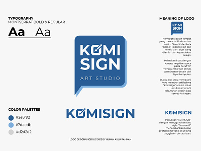 Komisign | Graphic Design Company Logo app branding design graphic design illustration logo typography ui ux vector visual