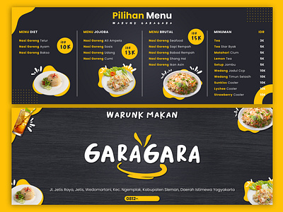 Restaurant Banner Design banner banner design branding design graphic design restaurant typography vector