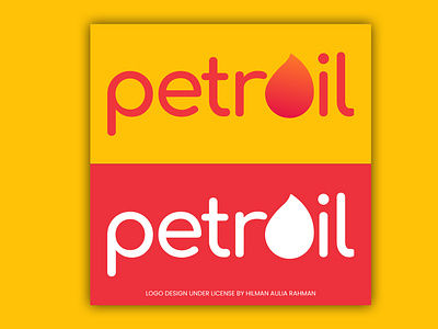 Petroil Logo (Company Logo) branding company logo graphic design logo oil logo petrol logo typography