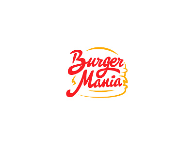Burger mania Logo branding burger food logo logo design