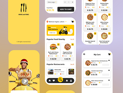 Food delivery mobile app branding design figma foodapp interface invision ios mobileapp ui user centered ux visualdesign