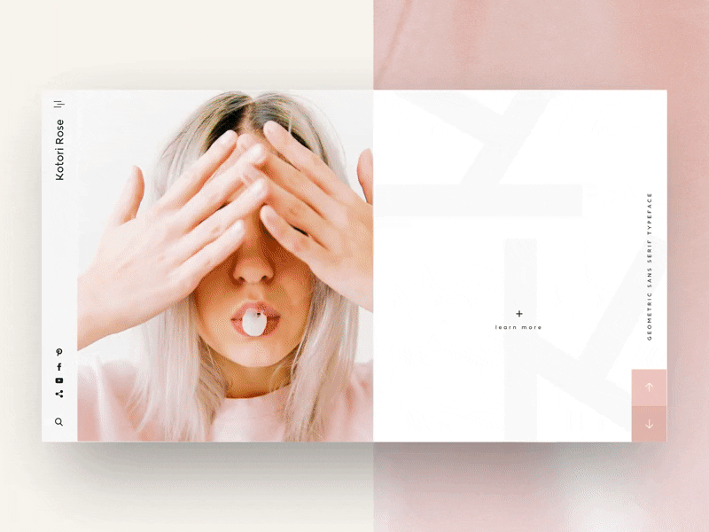 Kotori Rose — Concept Design Website