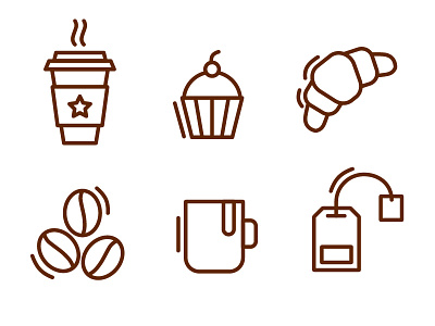 Food icons design flat icon icons illustration icons set vector