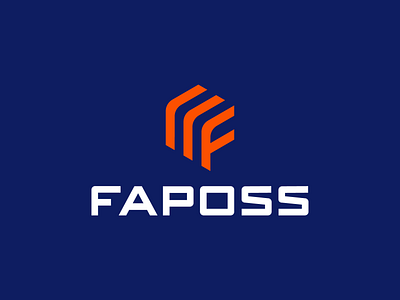 LOGO FAPOSS - LETTER F + STOCK brand branding build building company creative letter f logo logo design modern stock