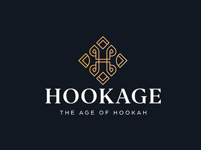LOGO Hookage - Letter H + Orient brand branding creative design dynamic hook hookah letter h line art logo logo design lxury modern oriental vector