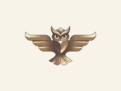 CONCEPT OF OWL animal brown ilustration logo logo design nature owl vector