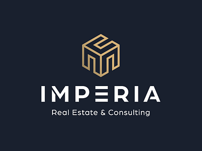 Logo Imperia Real Estate brand design estate ilustration logo design real real estate vector