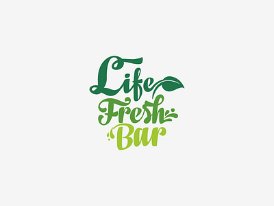 Life Fresh Bar bar brand design fresh ilustration juice life logo design vector