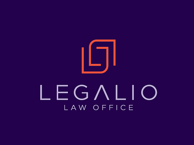 LAW OFFICE L + L MONOGRAM brand branding elegant l letter law law office legal legal office letter logo logo design luxury minimalis modern monogram vector