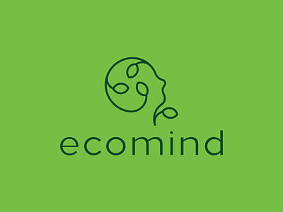 LOGO ECOMIND - LEAF + MIND