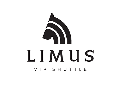 LOGO LIMUS - LUXURY LIMUZINS brand branding creative design dynamic fresh horse horse logo line art logo logo design luxury modern road vector