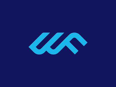 WF MONOGRAM brand branding company logo creative dynamic fresh letter logo logo design logodesign logoinspiration modern monogram typography vector w letter wf
