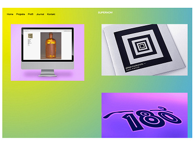 Projects on website colourful gradient graphics image reduced straight studiowork swiss wedbesign