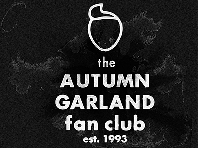 est. 1993 autumn autumn garland club fan hair pouf