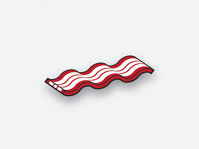 Wavvy Baccon bacon illustrator wavy