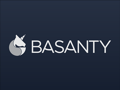 Basanty basanty horn horny logo unicorn