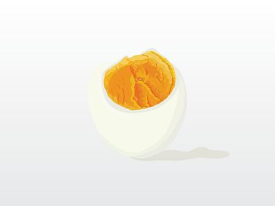 Then I drew an egg bored egg illustrator