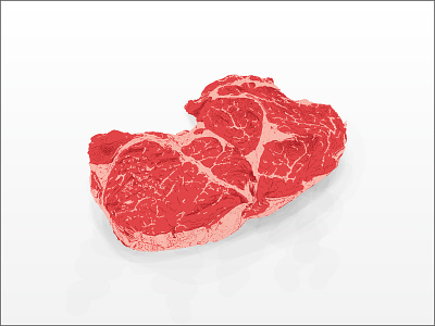 $1500 Steak food illustrator pencil tool steak