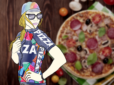 Mapeizza mapei rothera cycling team pizza team za