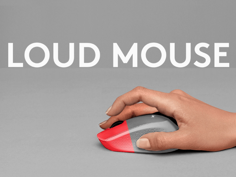 Loud Mouse airhorn april fools logitech loud mouse m330