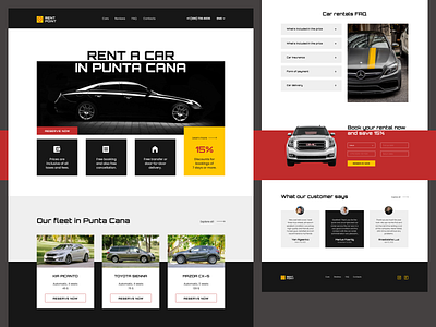 Car rental design concept