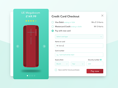 Checkout [#002] checkout design ecommerce form modal payment sales ui ux web