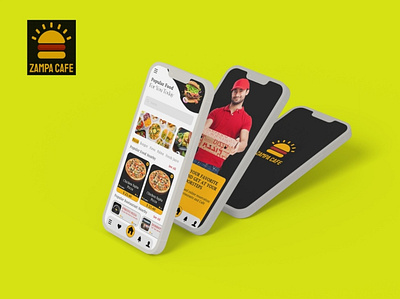 Food Delivery Mobile App app branding design graphic design typography ui ux