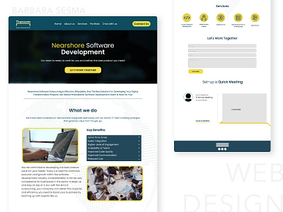 Nearshore Landing Page