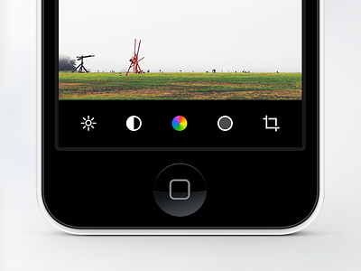 Camera App camera clean flat icons ios mobile photo photo editing photography