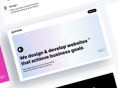 Aprioreo design agency animation branding design figma site ui ux web design webflow