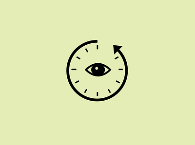 Eye, Circle, Clock, Time app branding design graphic design illustration logo typography ui ux vector
