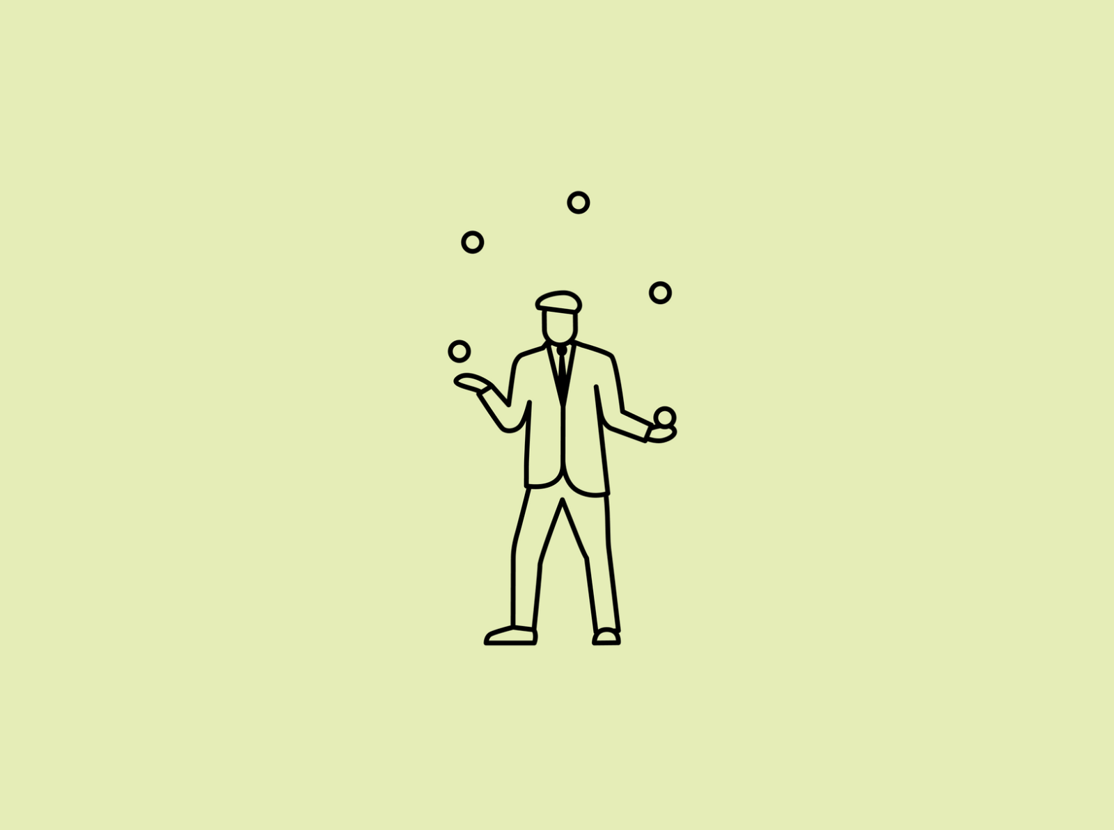 Person, Man, Juggle, Juggler by Sahil Thakkar on Dribbble