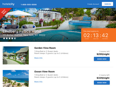 Daily UI #003 - Landing Page landing page travel vacation web