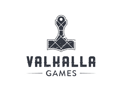 Valhalla Games kubb logo norse viking