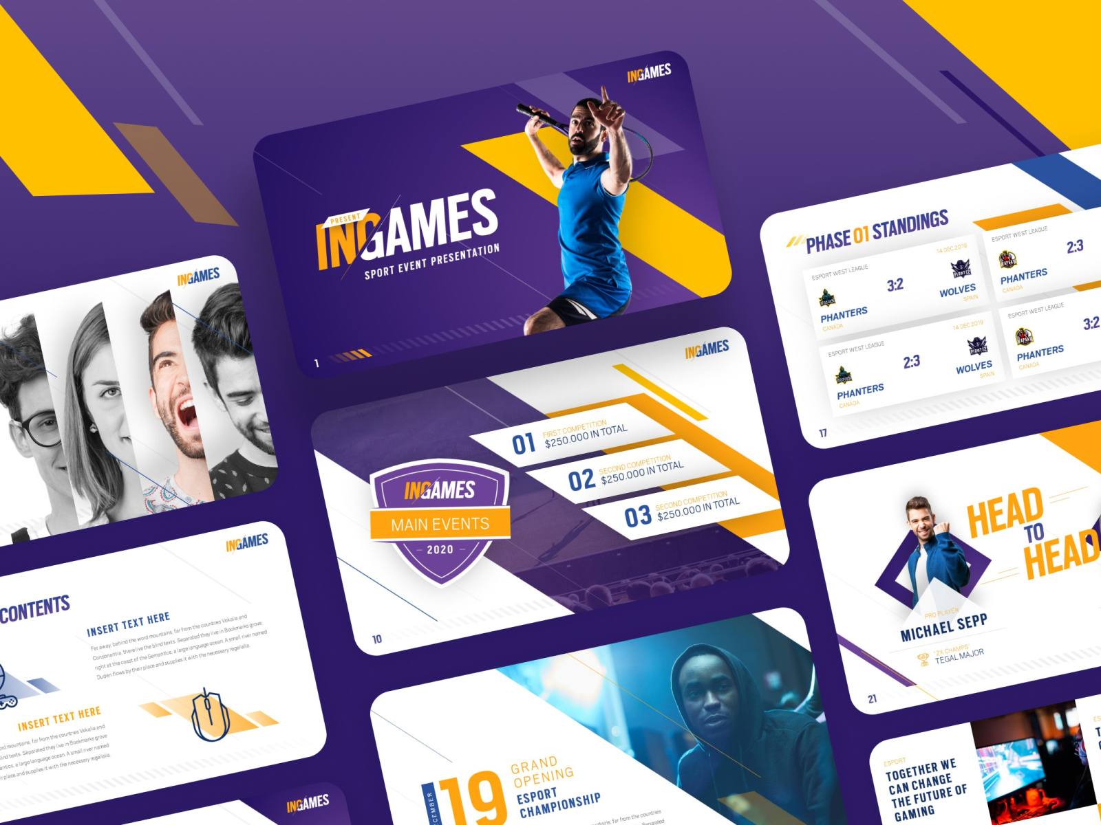 In Games Sport & Games Pitch Deck/Presentation by RRGraph on Dribbble