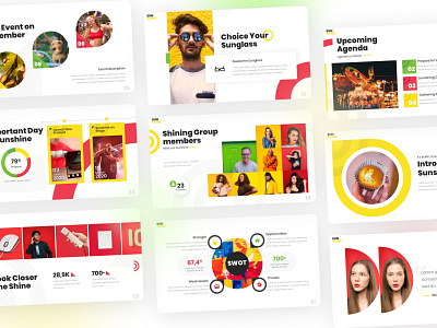 Creative Colorful Sunshine Multipurpose Pitch Deck/Presentation