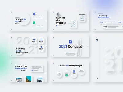 2021 Ultimate PowerPoint Presentation Template 2021 animation branding graphic design motion graphics neumorphic powerpoint ppt presentation slides template trends