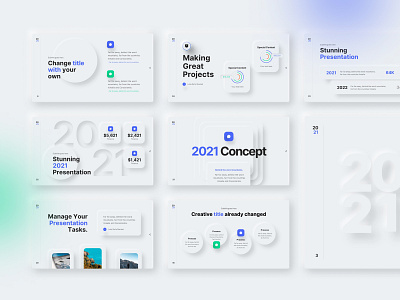 2021 Ultimate PowerPoint Presentation Template 2021 animation branding graphic design motion graphics neumorphic powerpoint ppt presentation slides template trends