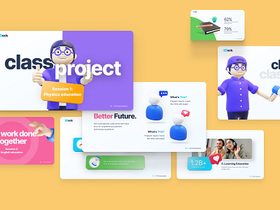 3Deck Education Creative PowerPoint Template