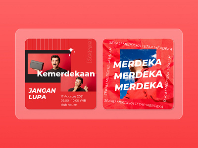 Indonesia Independent Day Post canva canva template celebration design festival flag freedom greeting happy independence independent day indonesia indonesian day instagram instagram post instagram story national red social media template