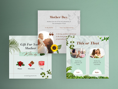 Mother Day Social Media banner canva card celebration day design gift girl greeting instagram instagram post instagram story mommy mother mothers day parent social media template woman women