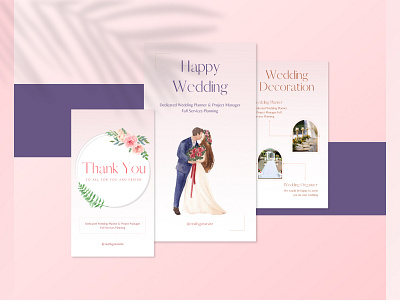 Happy Wedding Social Media bouquet canva card celebration couple decoration elegant flower greeting instagram post invitation invite love luxury marriage party romantic social media template wedding